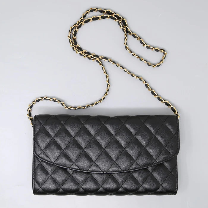 Quilted Leather Crossbody Bag